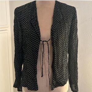 French tie front top